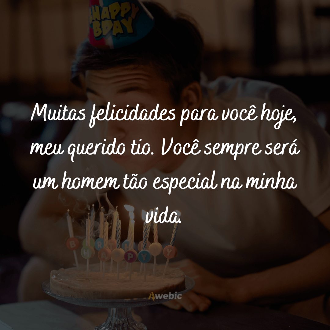 frases de aniversário para tio