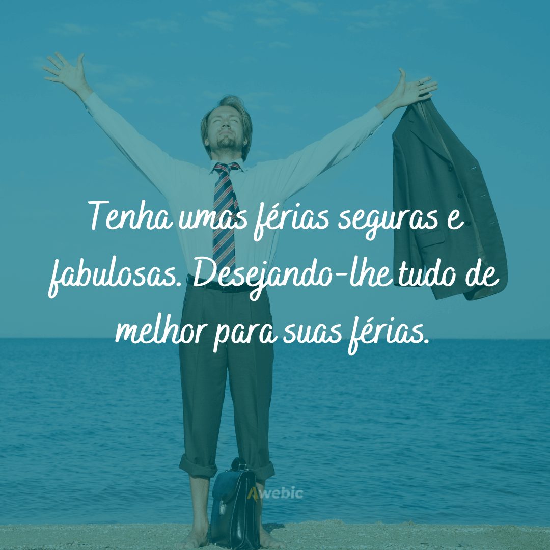 frases de férias