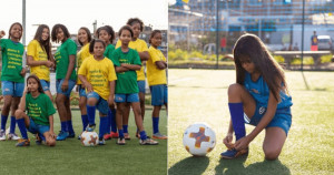 Jovem de Pernambuco cria time de futebol feminino para ajudar mulheres