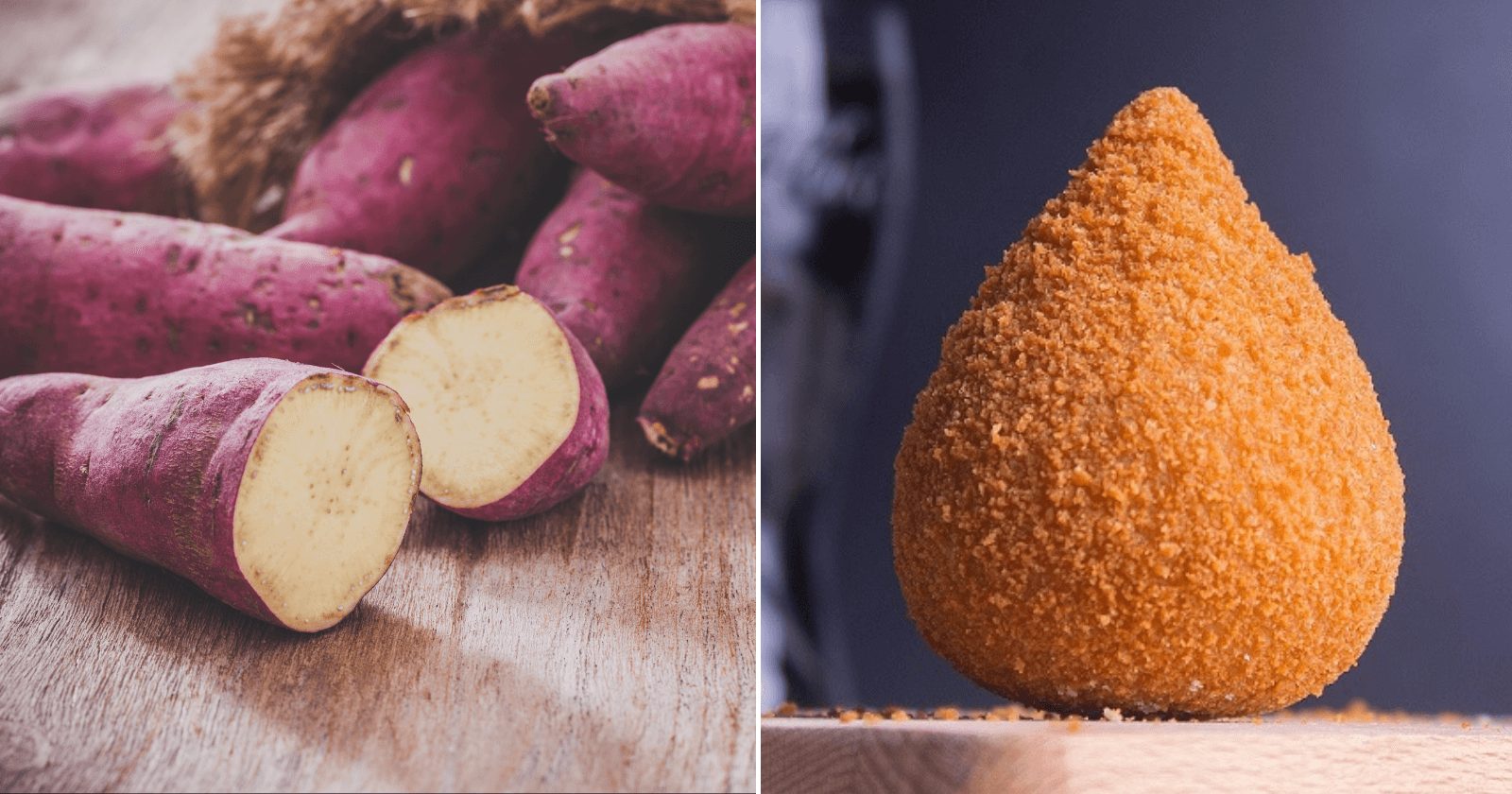 Uma coxinha de batata doce alegrará o dia de qualquer pessoa