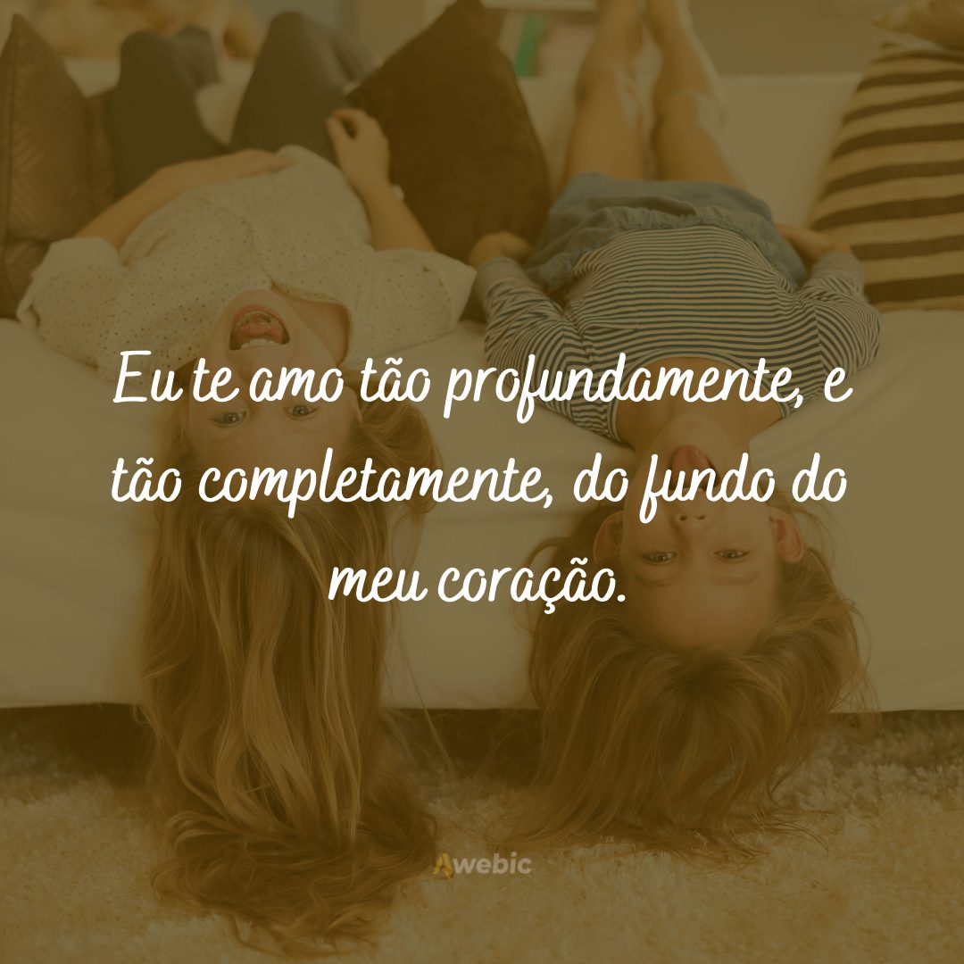 Frases de amor para irmã