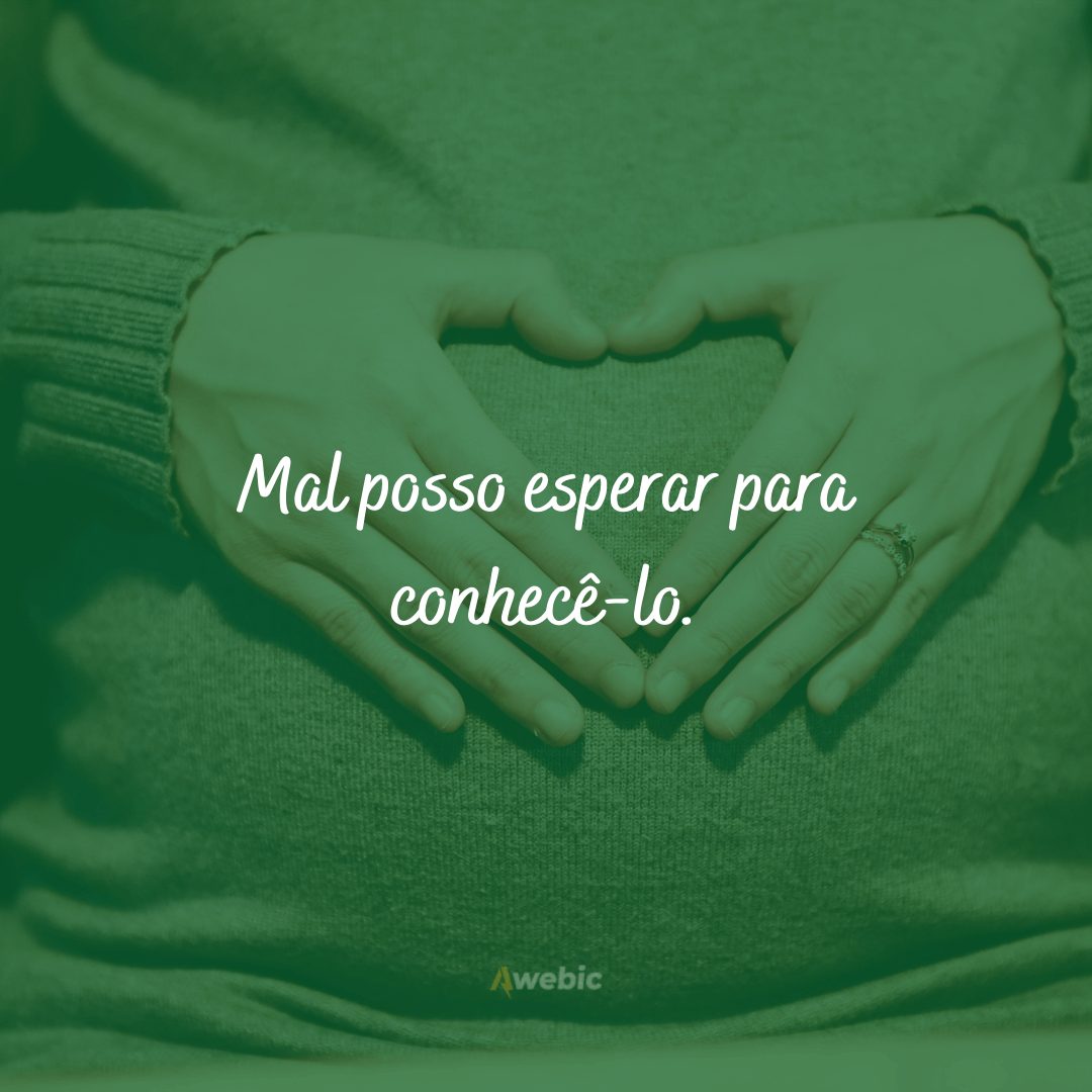 Frases de bebê na barriga para o papai