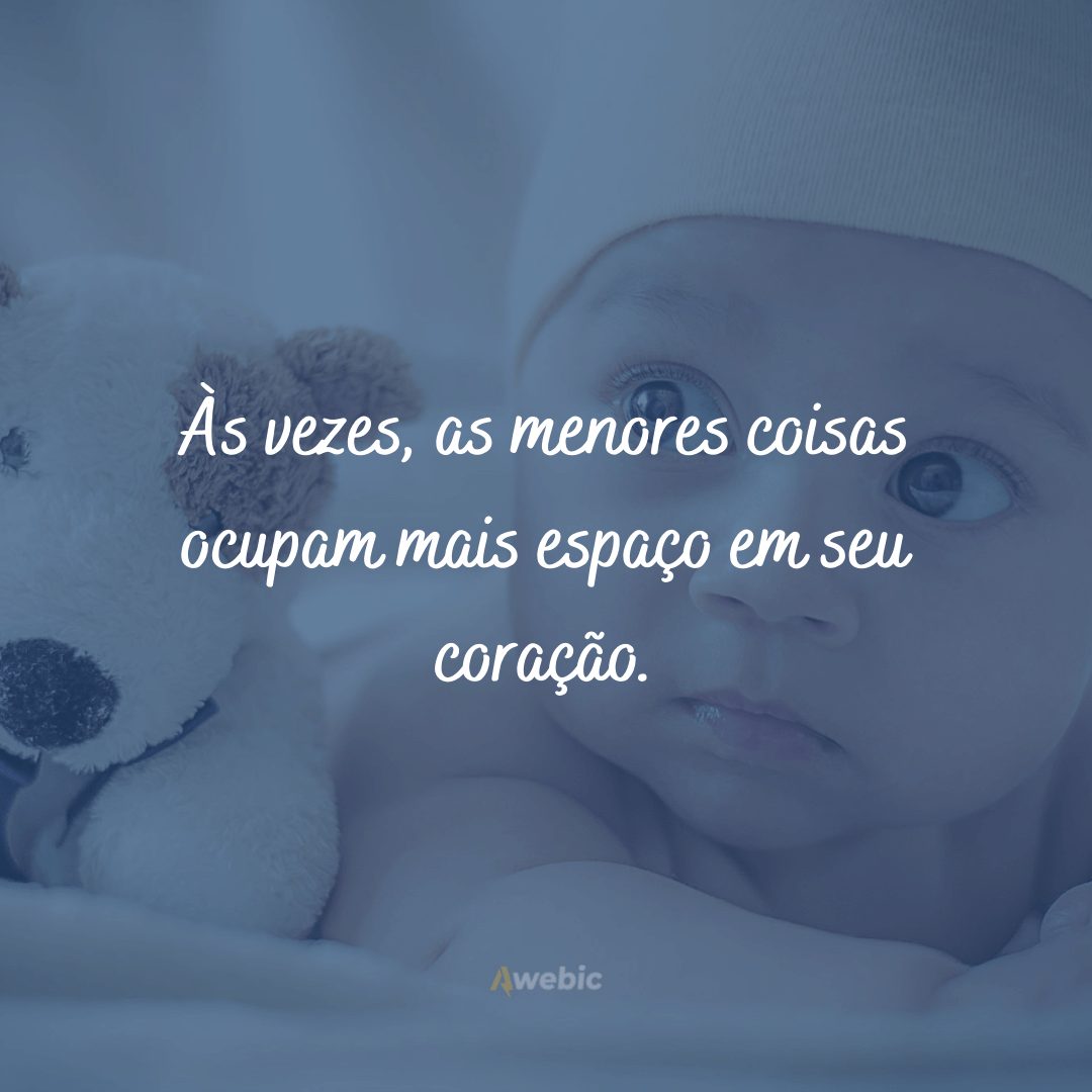 Frases para foto de bebê