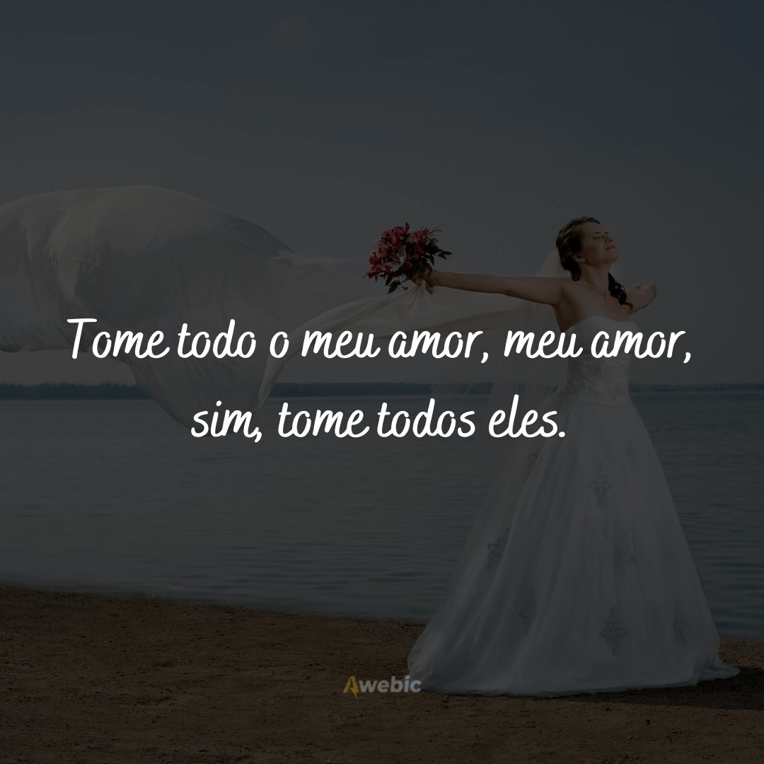 Frases de amor para noiva