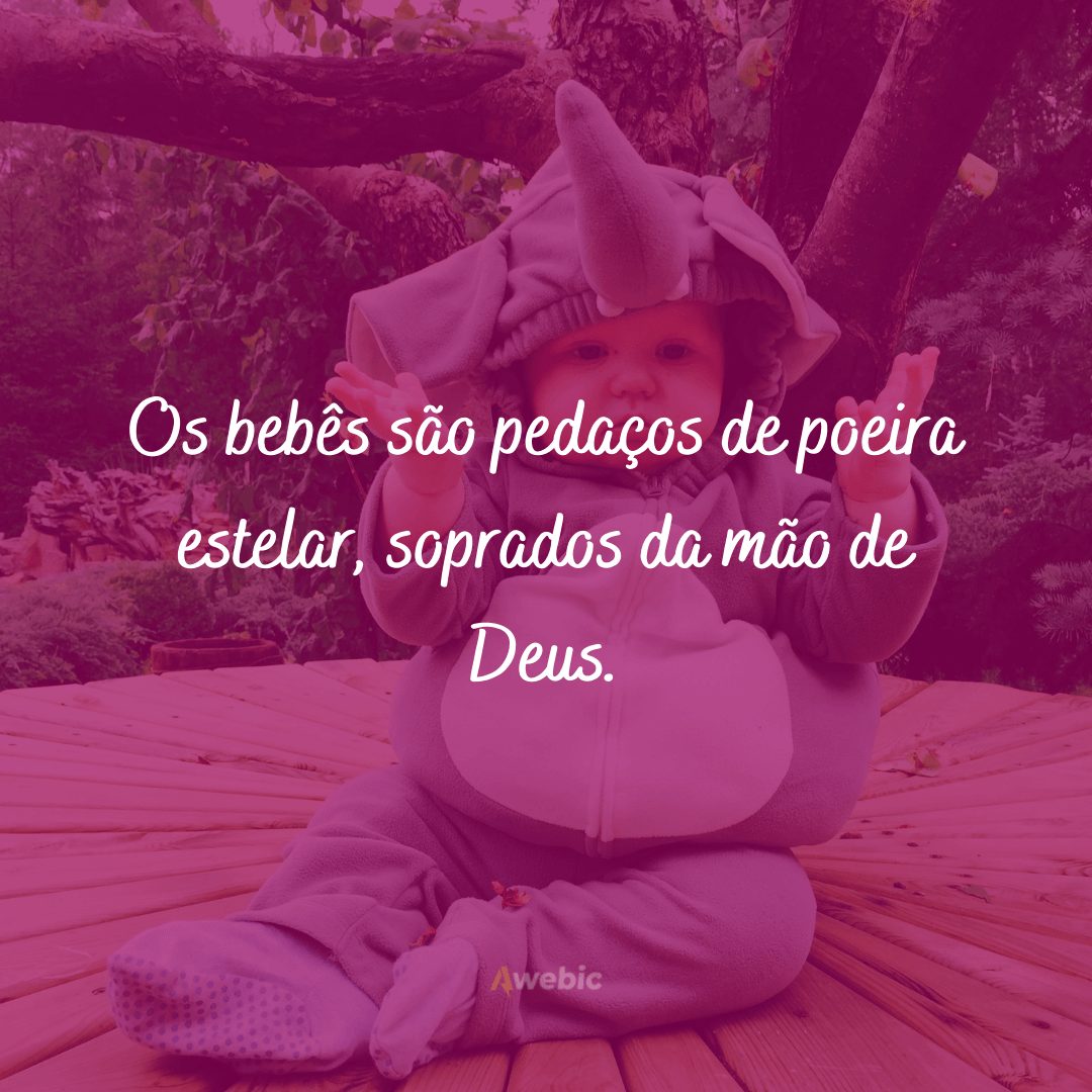 Frases para foto de bebê