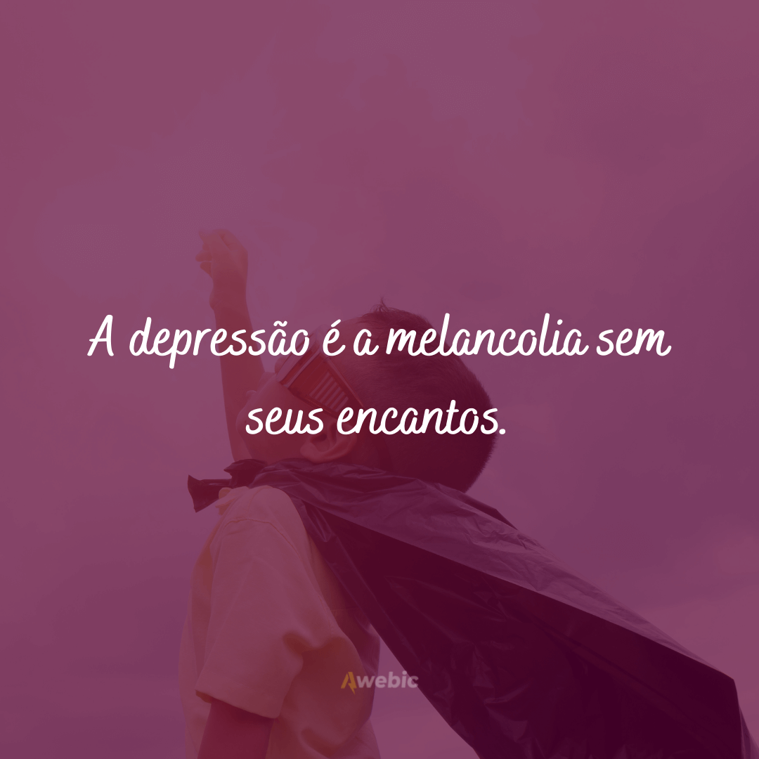 Frases sobre depressão para conscientizar