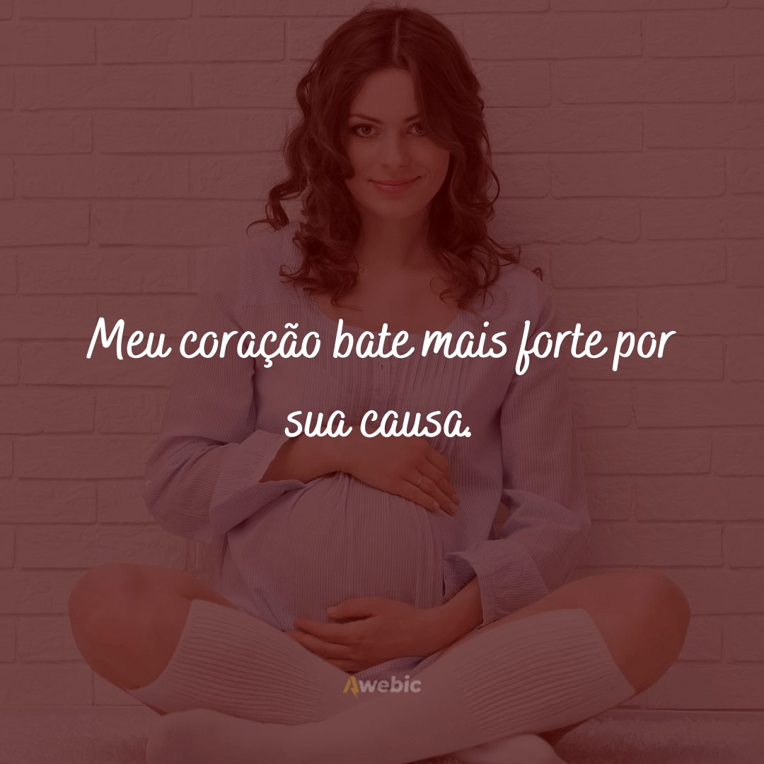 Frases de bebê na barriga para o papai