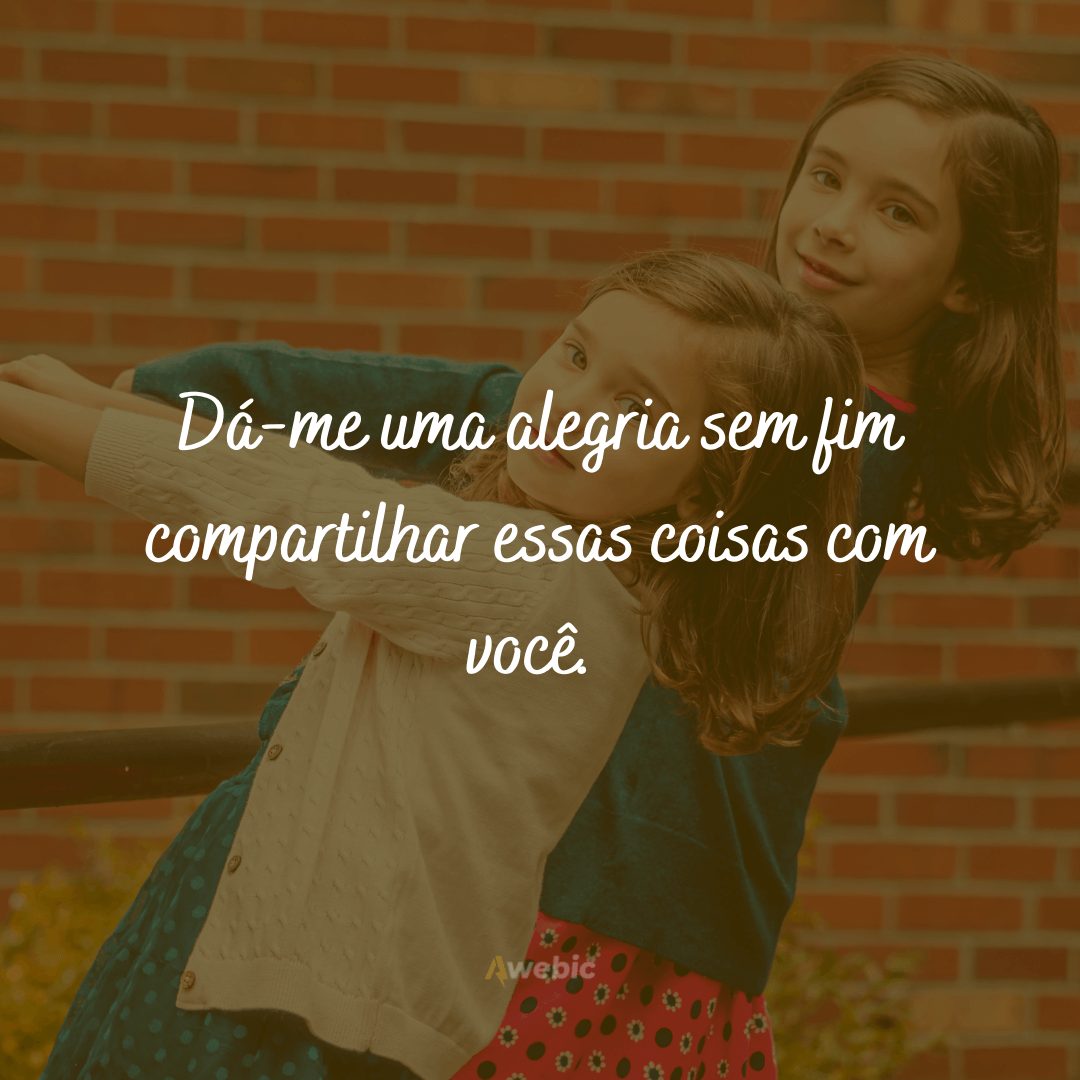 Frases de amor para irmã