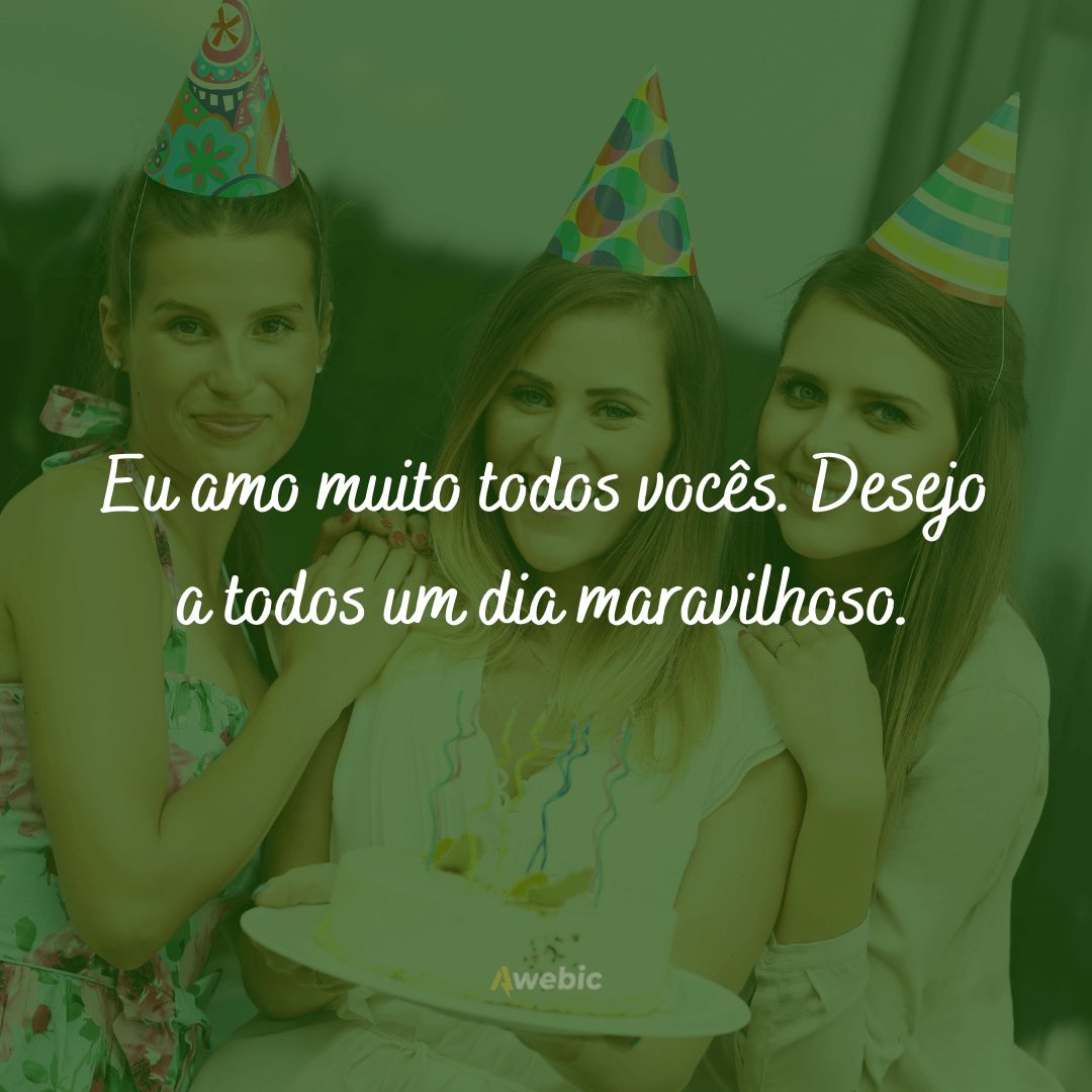 agradecer as mensagens de aniversário