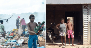 Menino da foto com árvore de Natal no lixão consegue realizar sonho e ter casa própria para família