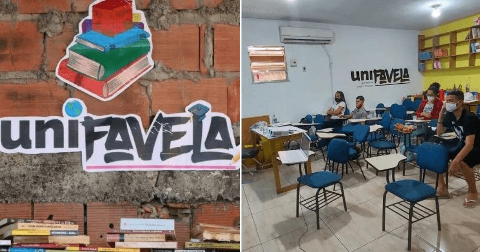 Projeto oferece aulas gratuitas para moradores de favela que prestarão vestibular