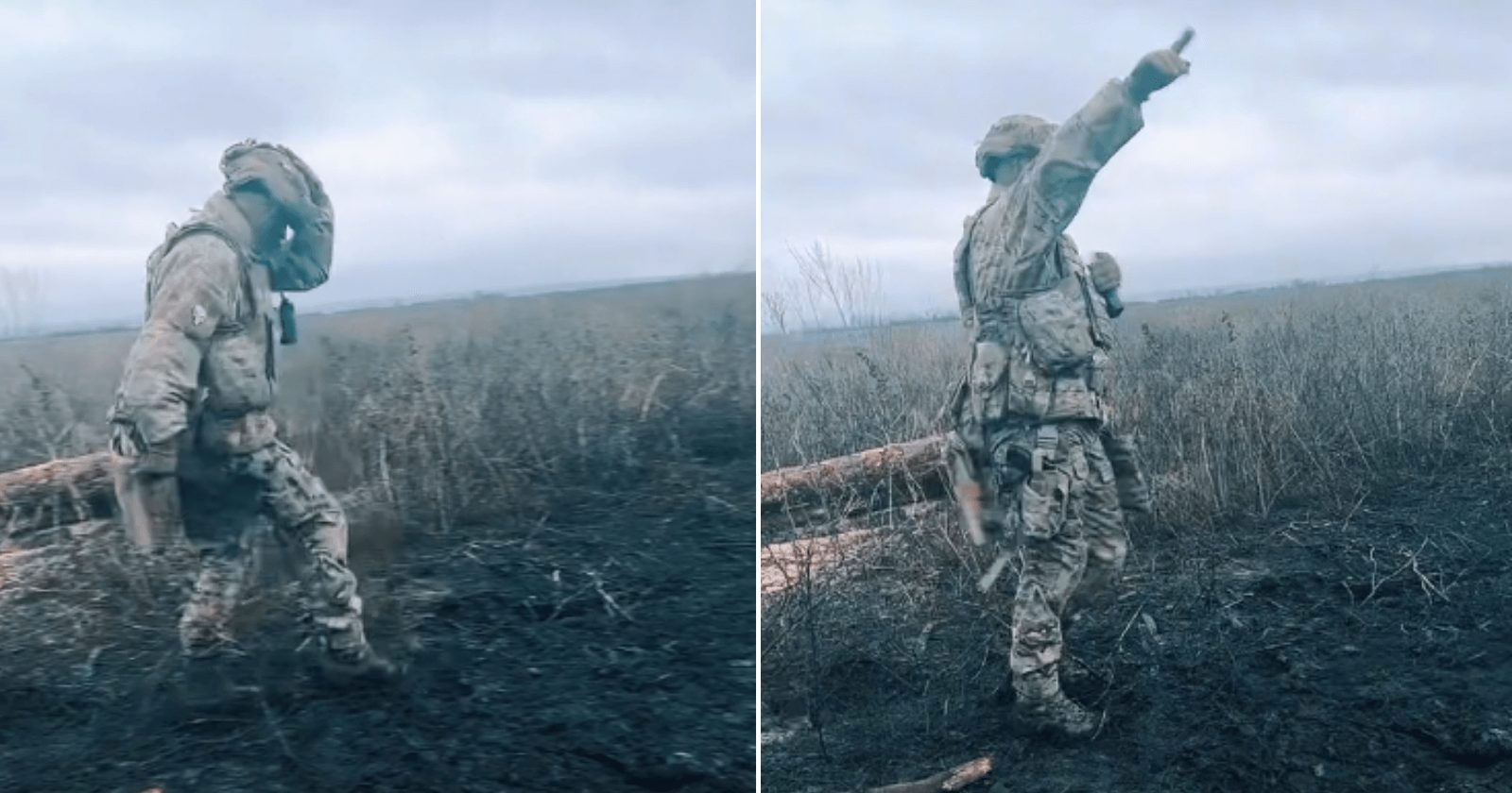 Soldado ucraniano publica danças no Tiktok para tranquilizar filha