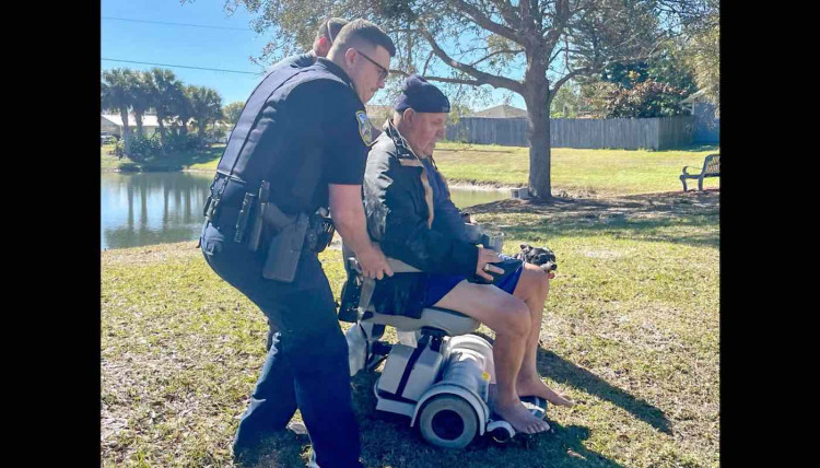 Cachorro consegue salvar vida de dono cadeirante que se afogava em lago