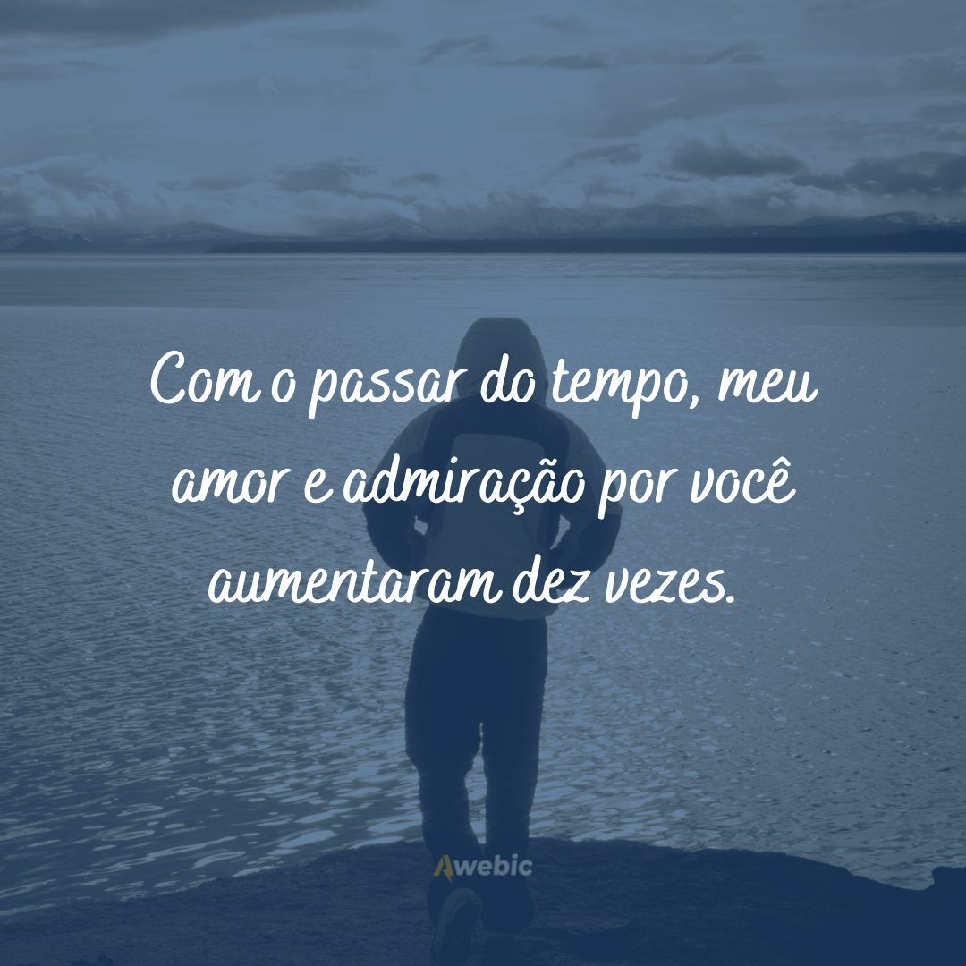 frases de admiração