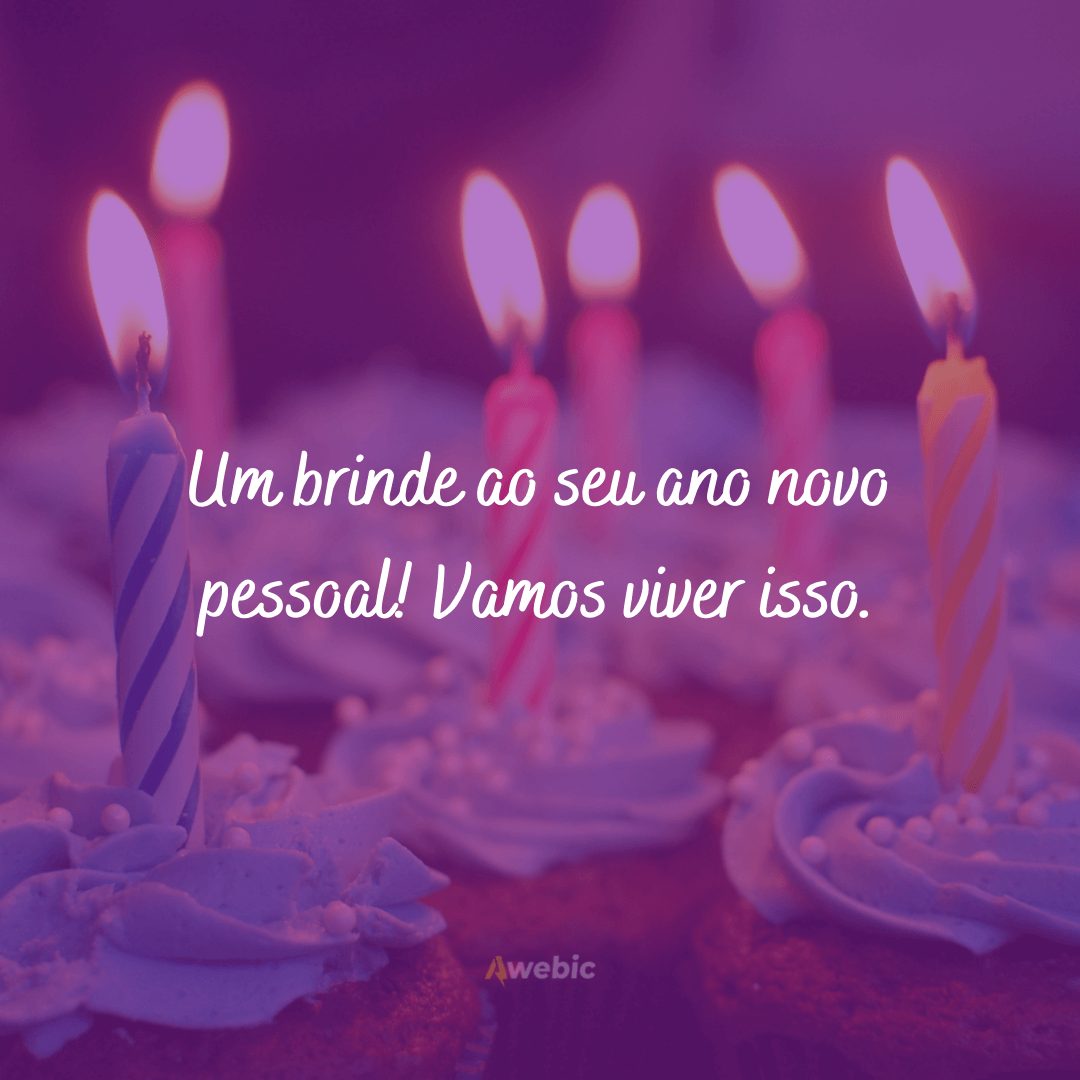 frases de aniversário com emoji