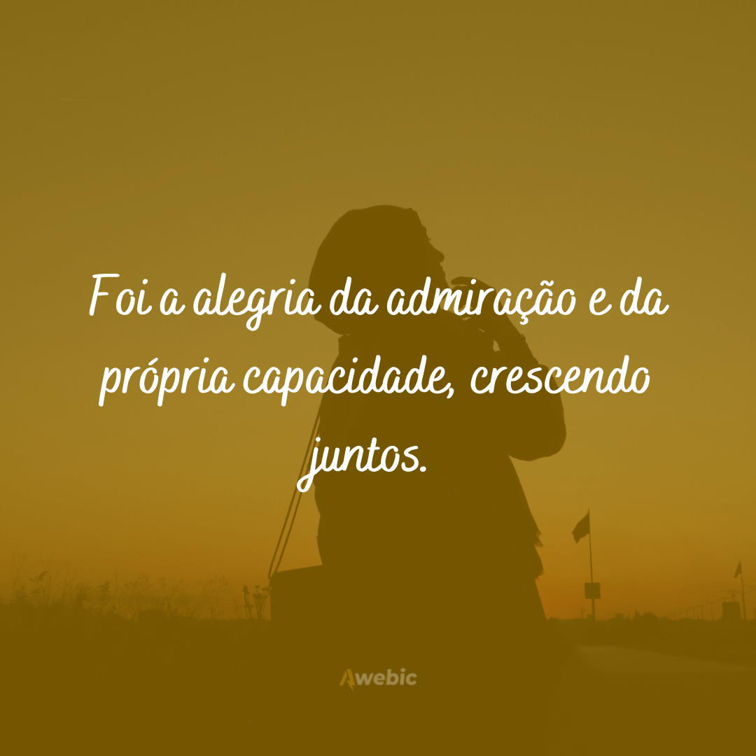 frases de admiração