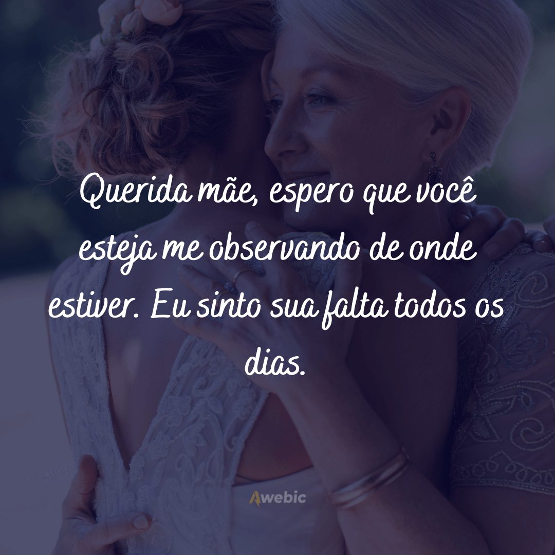 Frases para mãe falecida