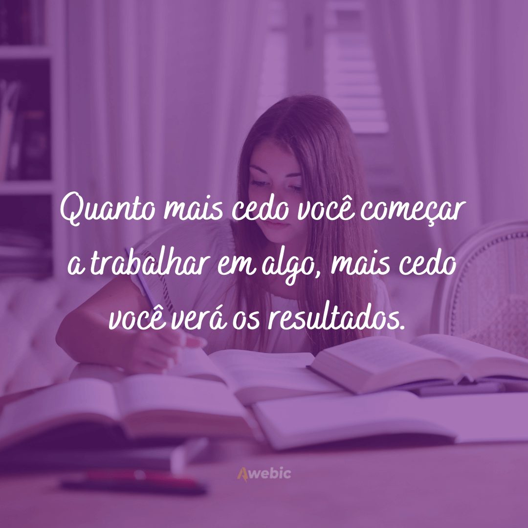 Frases de motivação para estudar