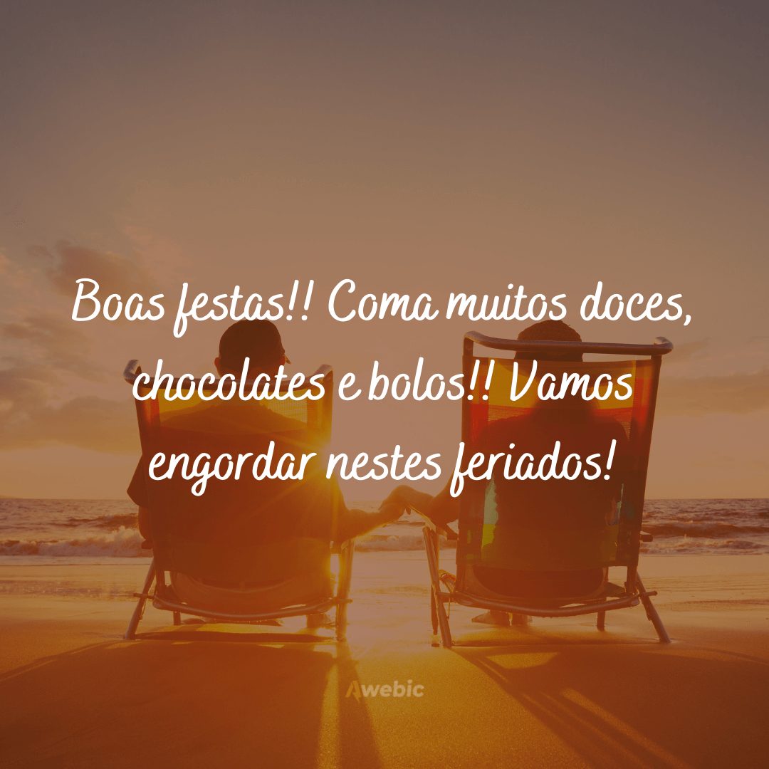 Frases de bom feriado