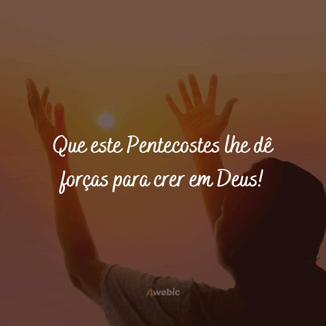 Frases sobre o Dia de Pentecostes