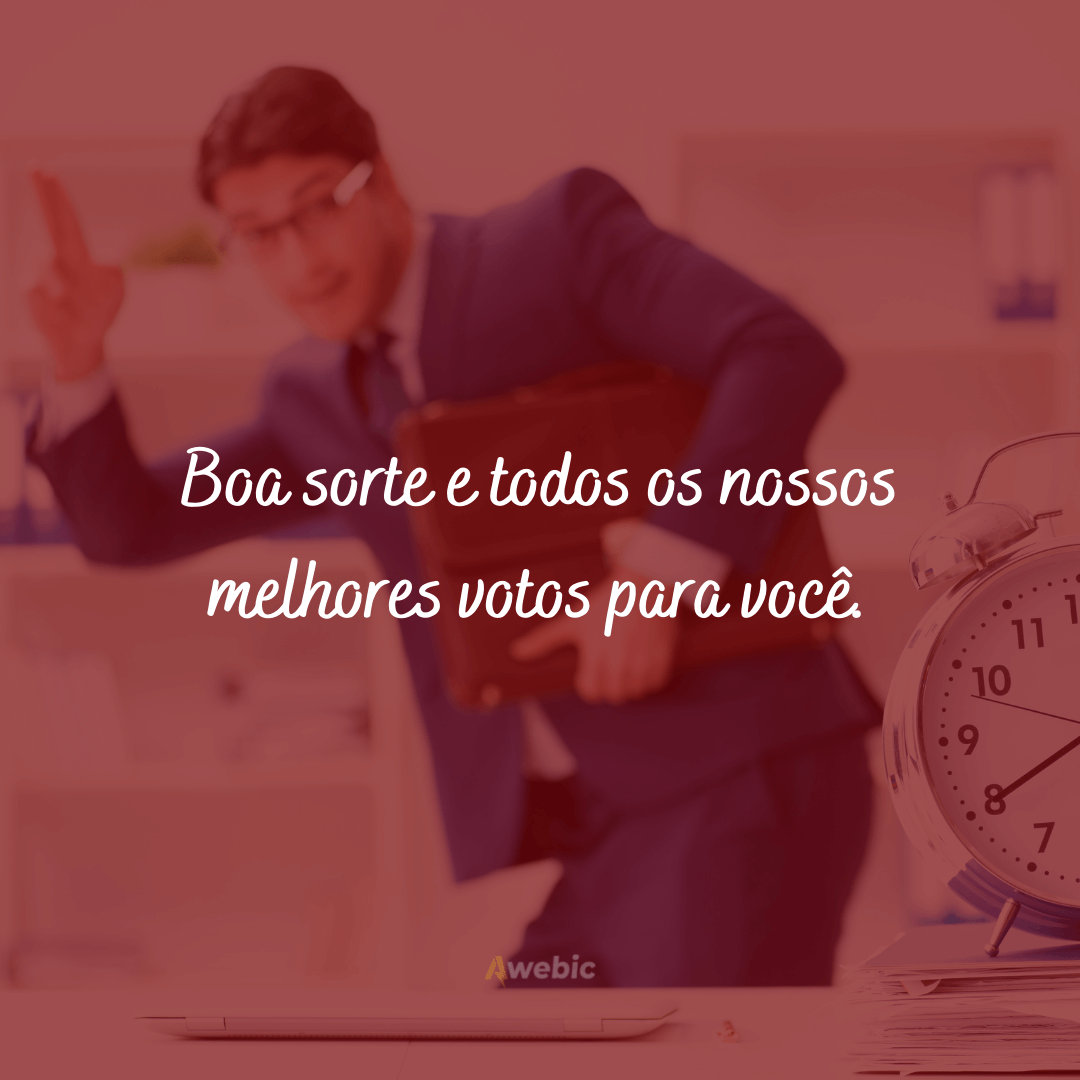 Frases de despedida no trabalho