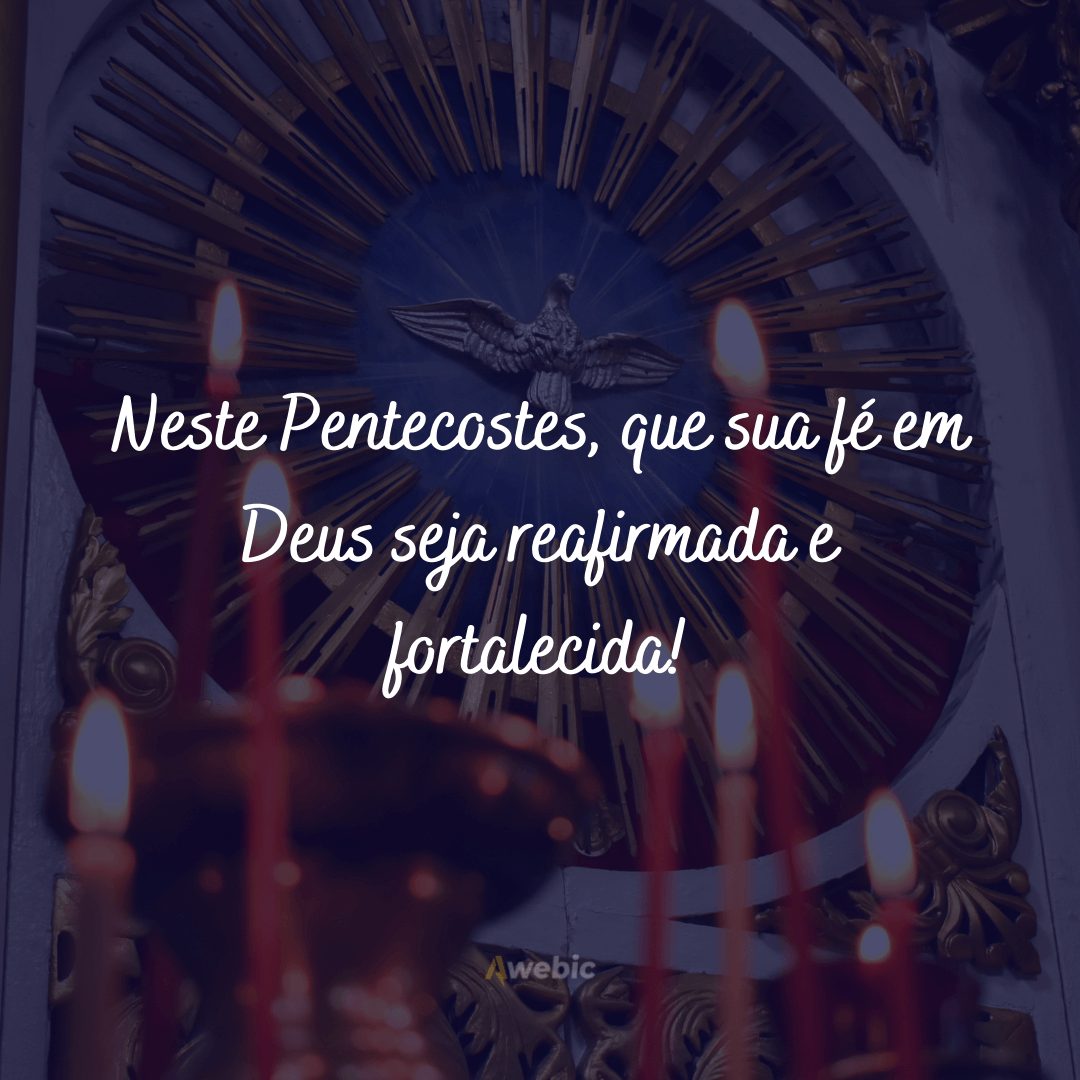 Frases sobre o Dia de Pentecostes