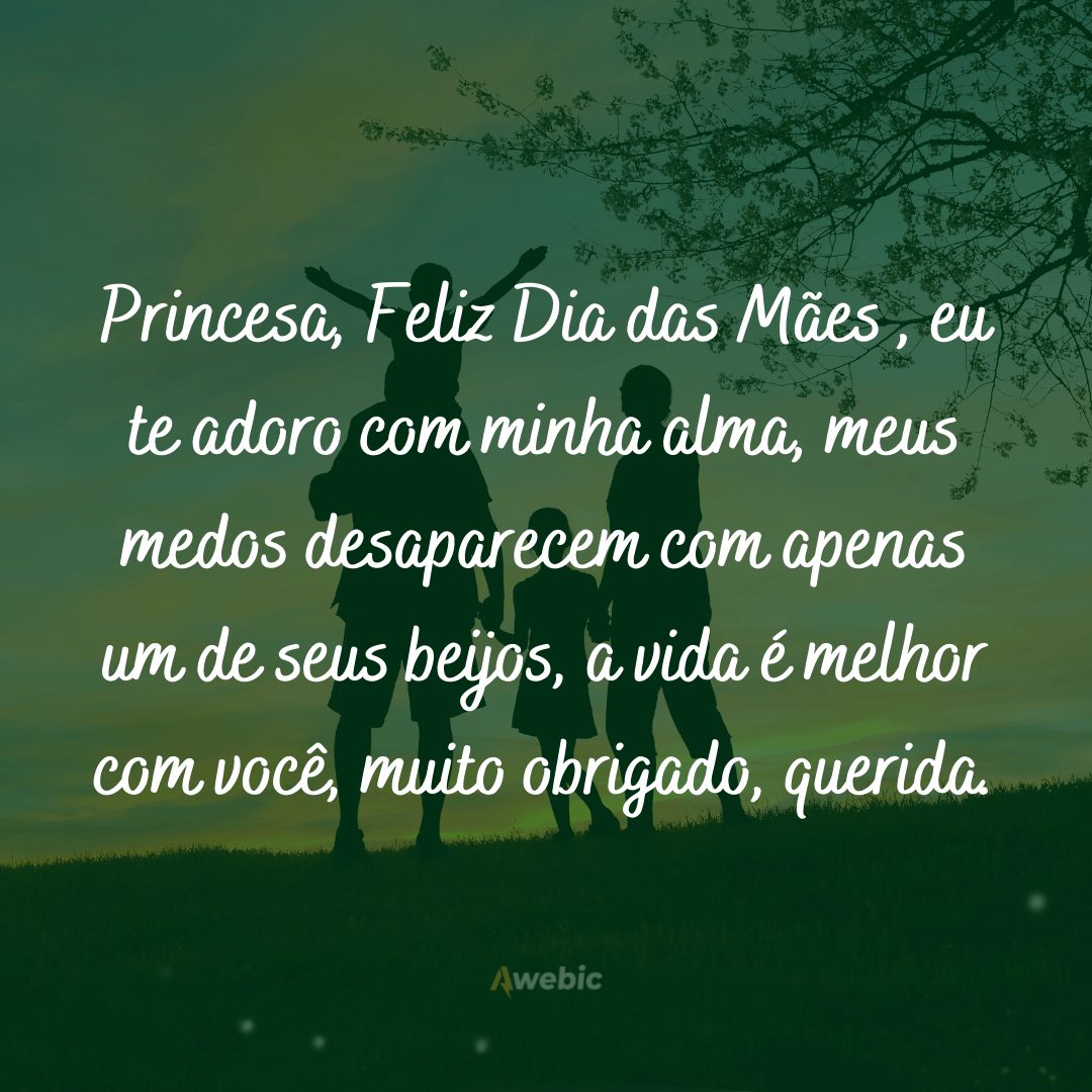 Frases de Feliz Dia das Mães para esposa