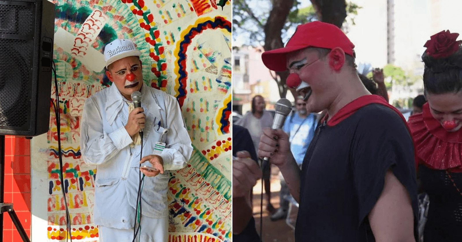 Médico inspira ao fazer eventos na Cracolândia usando roupas de palhaço