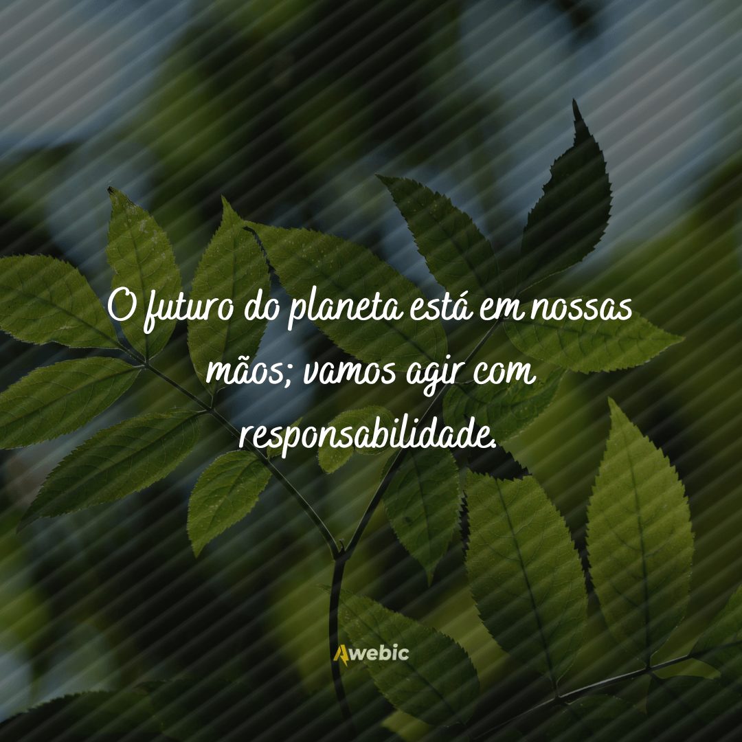 Frases para o Dia do Meio Ambiente