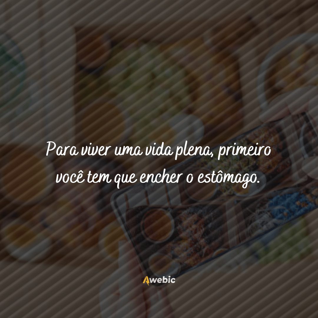 legendas para fotos de comida ficarem bem estilosas