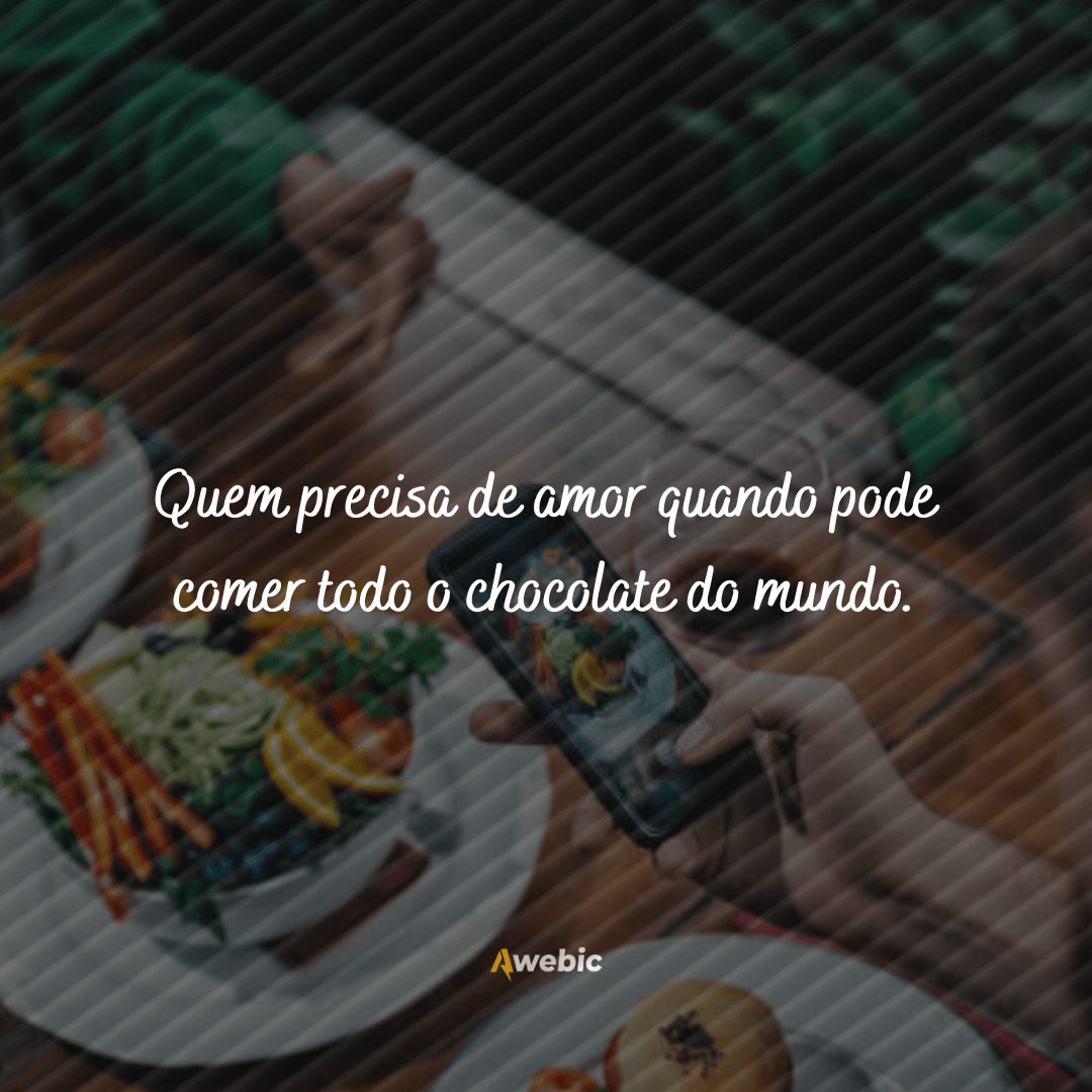 legendas para fotos de comida ficarem bem estilosas