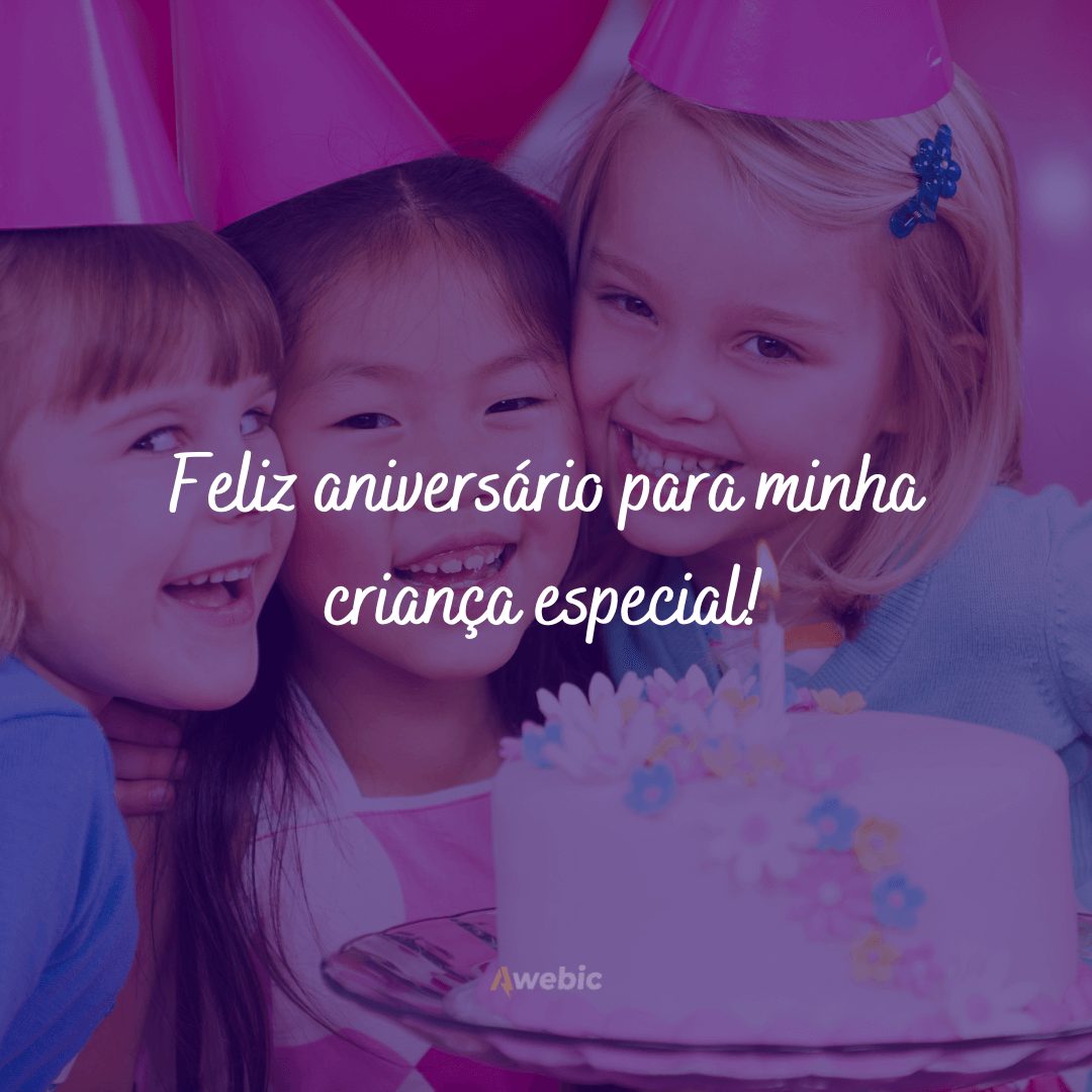 Frases de aniversário para criança