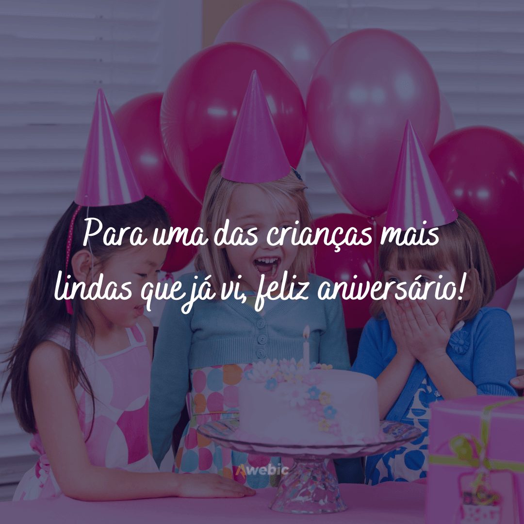 Frases de aniversário para criança