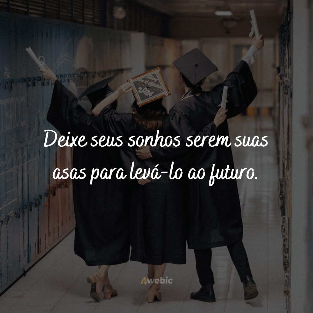 Frases de formatura para comemorar