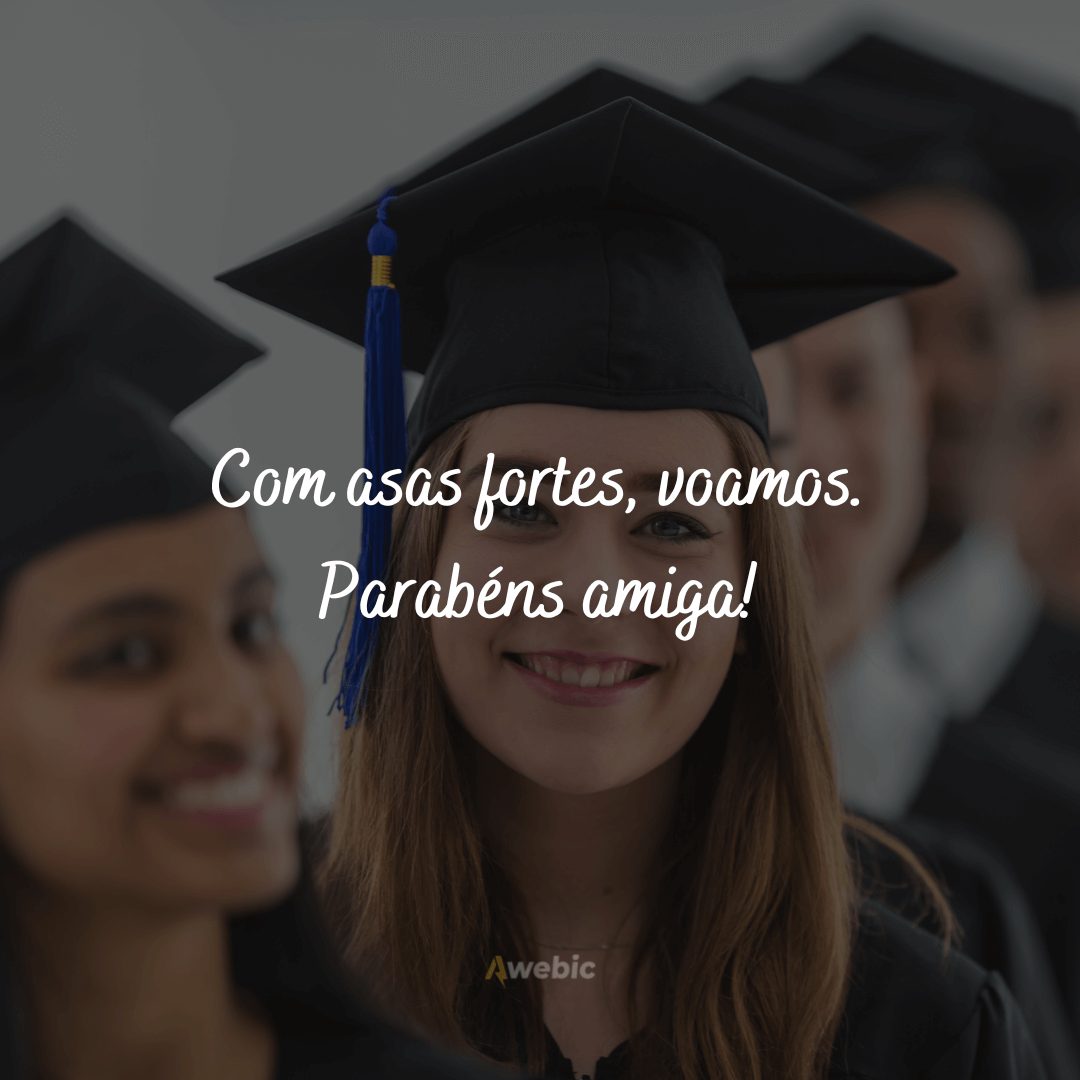 Legendas para fotos de formatura com amiga