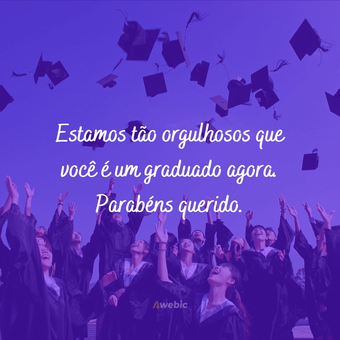 Frases de formatura para comemorar