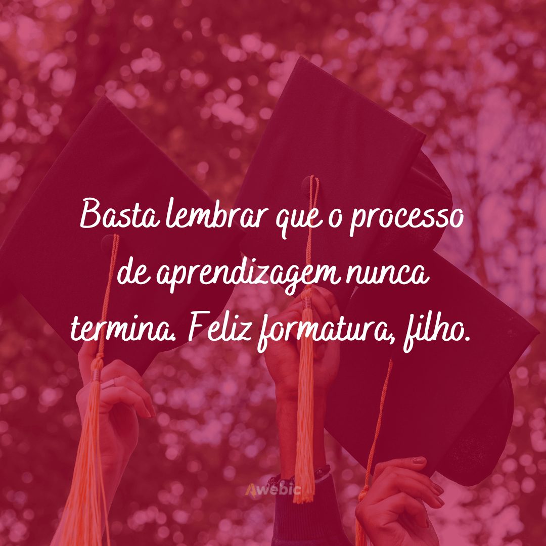 Frases de formatura para comemorar