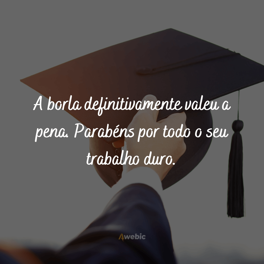 Frases de formatura para comemorar