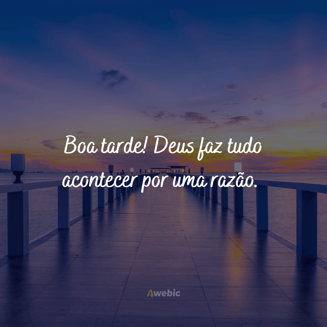 Frases bíblicas de boa tarde