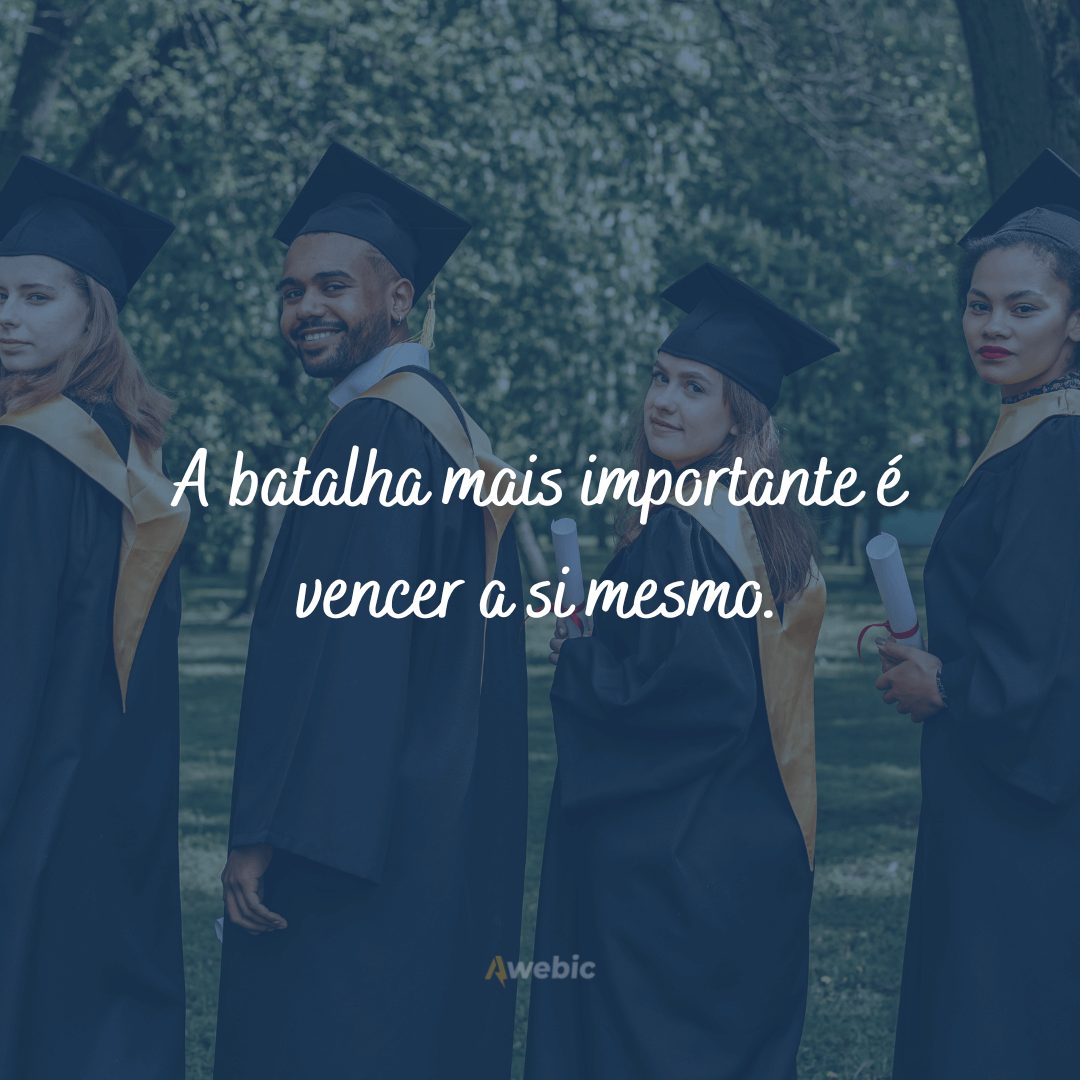 Legendas para fotos com beca de formatura