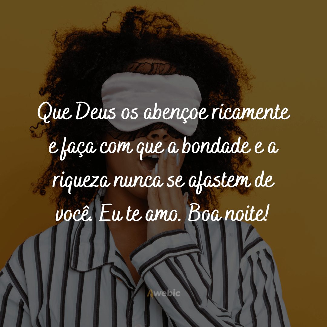 Frases bíblicas de boa noite