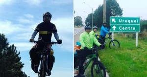 MOTIVAÇÃO: homem percorre o Brasil e a América do Sul de bike