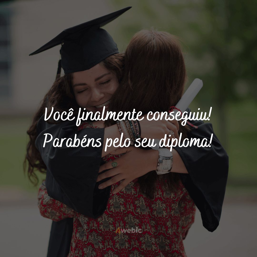 Frases de formatura para filha