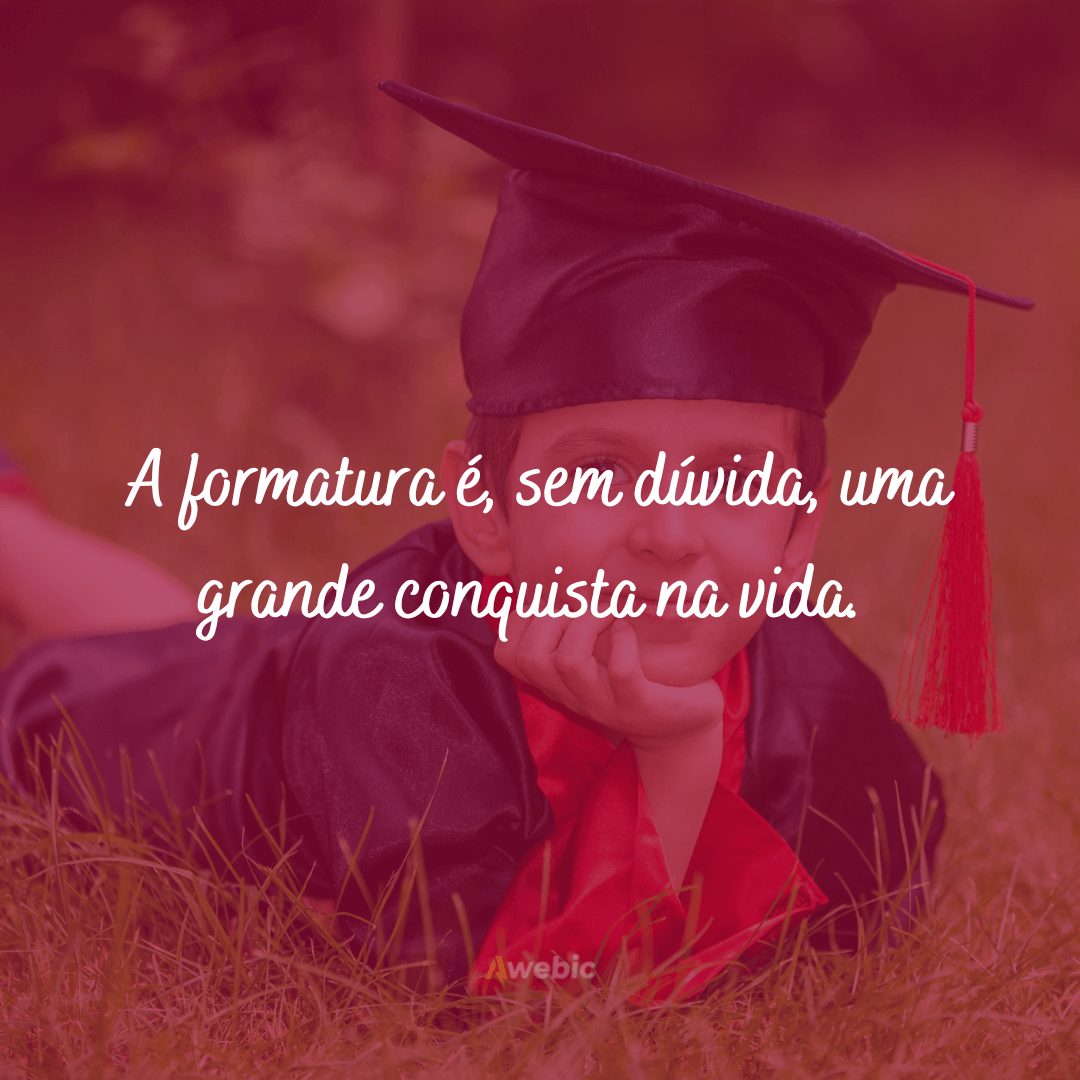 Frases de formatura para filho