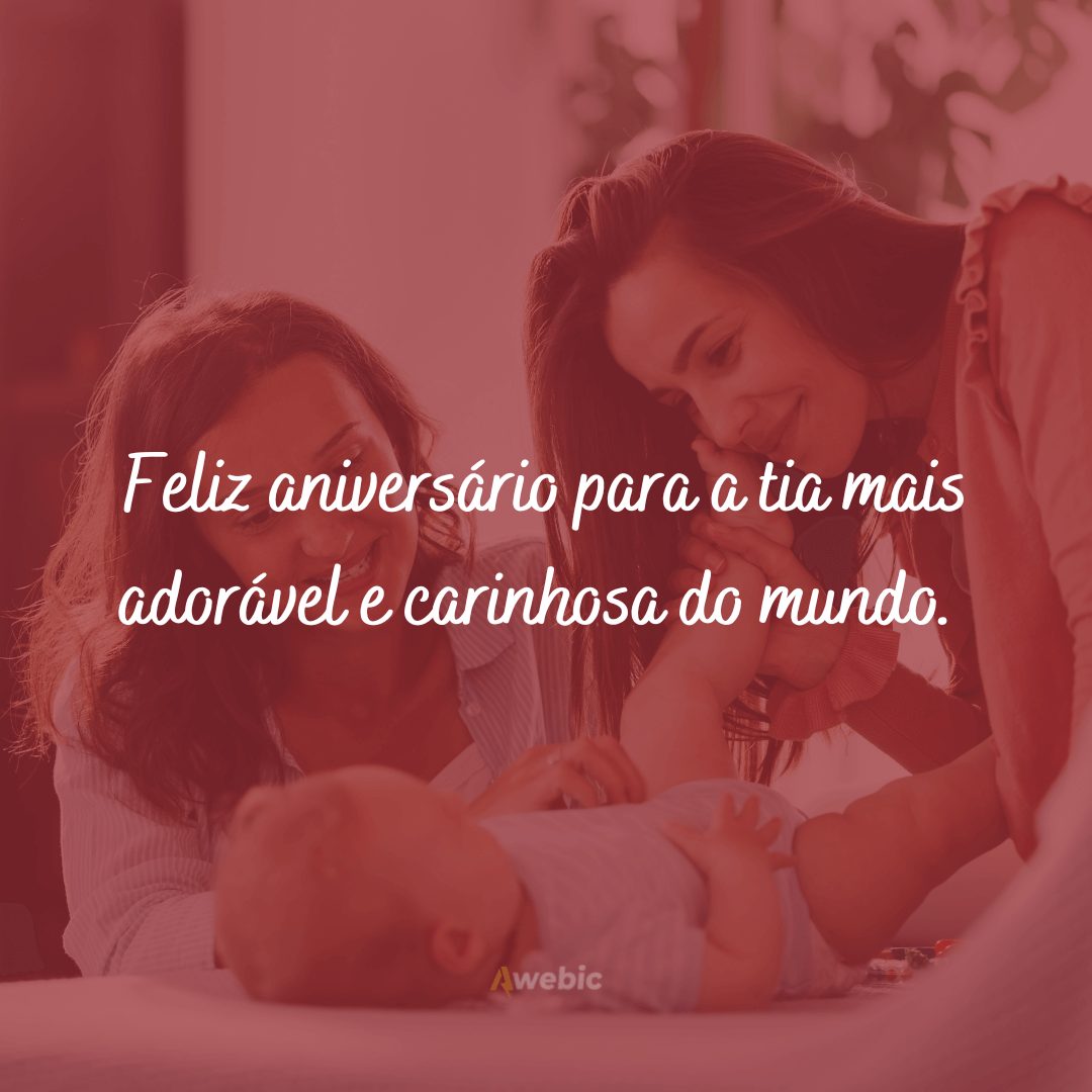 Frases de feliz aniversário para tia