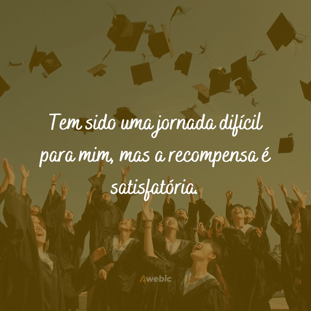 Frases para frases de convite de formatura