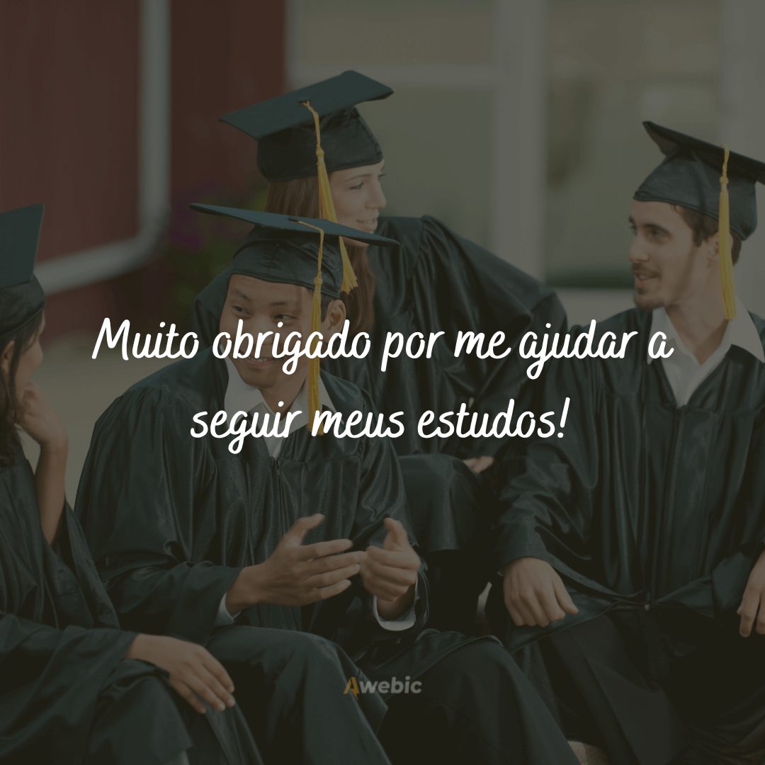 Frases de agradecimento pela formatura