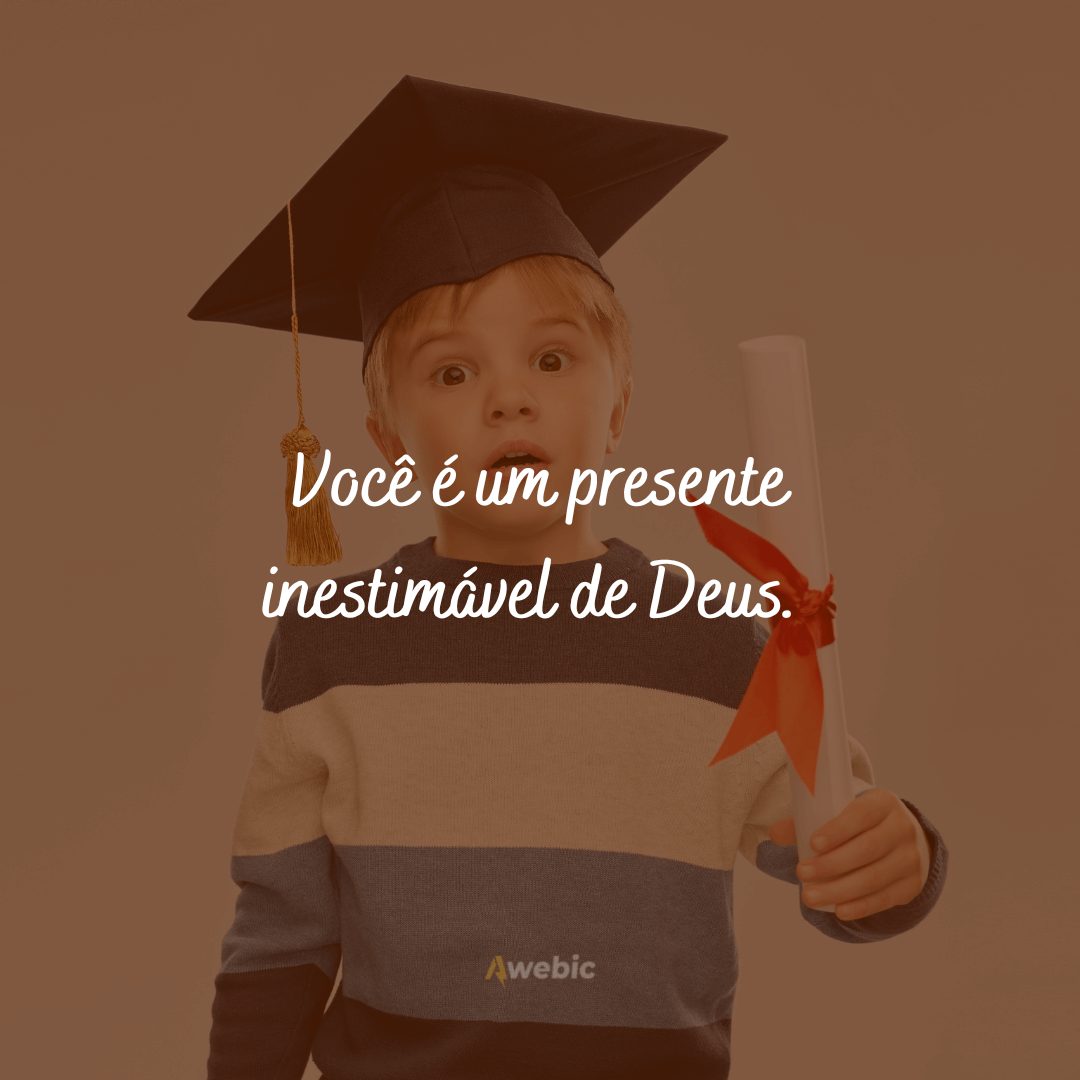 Frases de formatura para filho