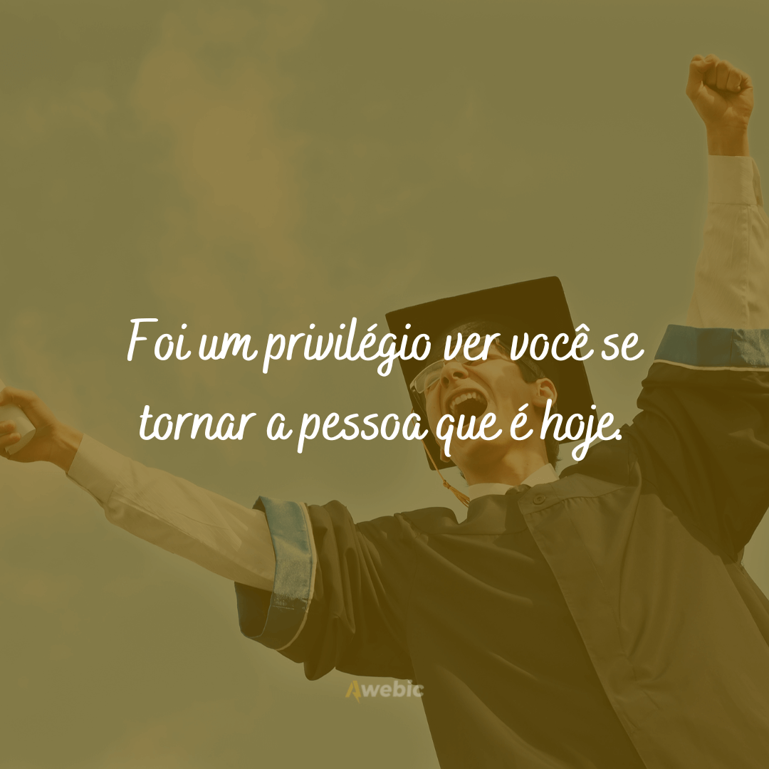 Frases curtas de parabéns pela formatura