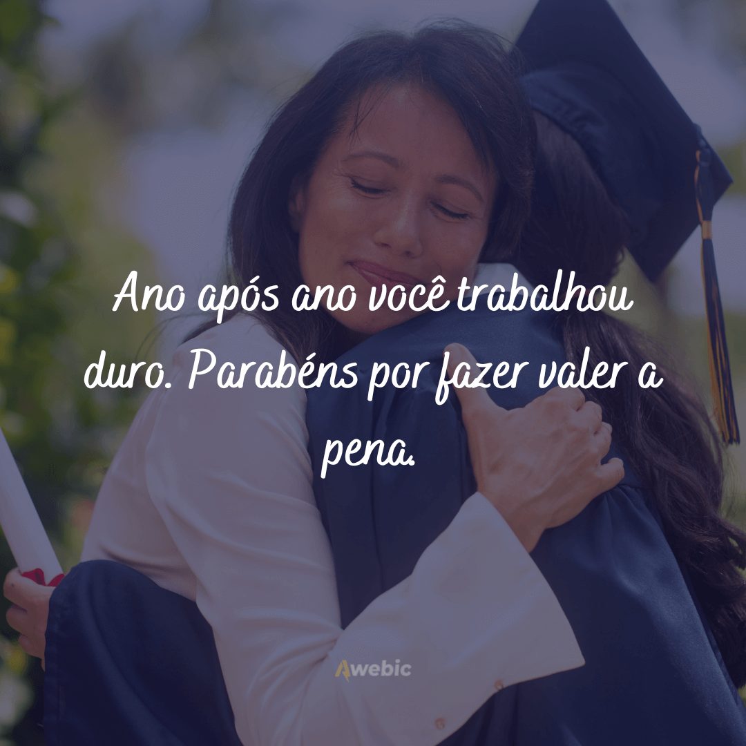 Frases de formatura para filha